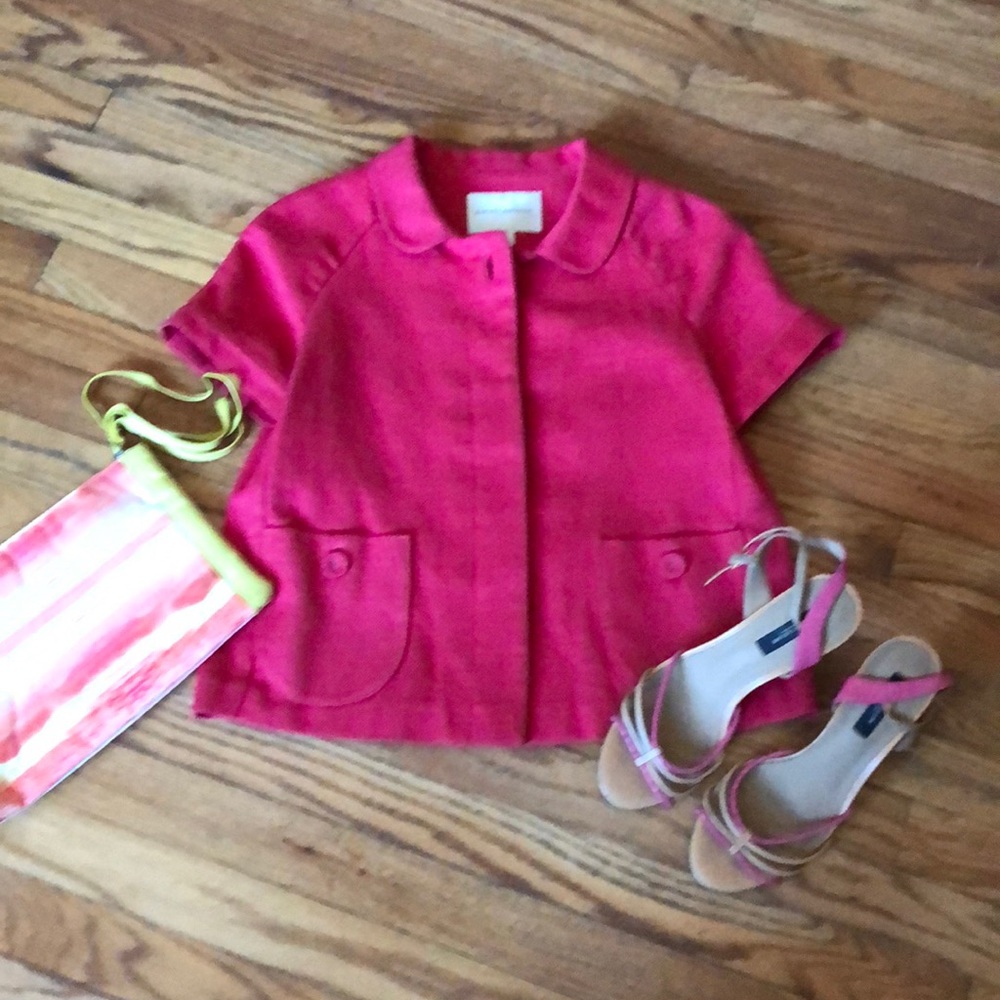Banana Republic Short Sleeved Blazer Size S - Picture 1 of 4